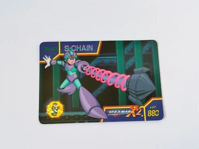 Rockman X2 #53 1994 Strike S Chain Card Bandai Capcom Vintage Japan - Image 1 of 4