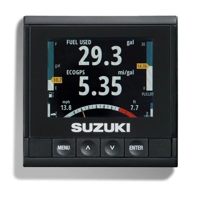 990C0-03C10 Suzuki Outboard SMIS Multifunction LCD Gauge Display  - Image 1 of 4