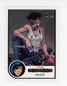 2022 Oberdeck Marvel Anfänge #102 Callisto Sammelkarte WEISSER RAND - Bild 1 von 1