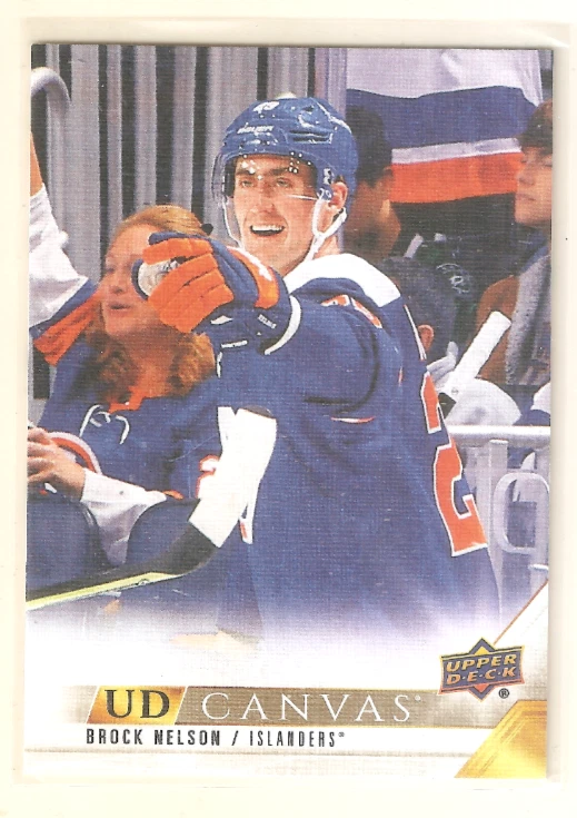 Brock Nelson 2022-23 Upper Deck Series 1 UD Canvas Insert #52 Islanders - Image 1 of 1