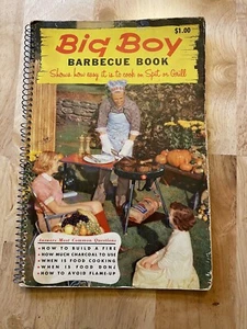 Vintage Big Boy Grill Buch Kochbuch 1957 1950er Jahre Hausfrau Rezepte BBQ Grill - Bild 1 von 5