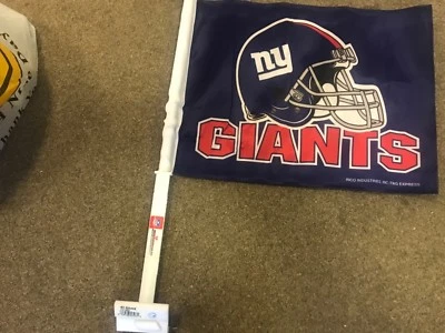  Licensed NEW YORK GIANTS CAR FLAG  - Изображение 1 из 2