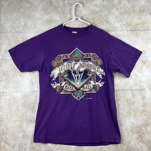 Vintage 1996 Logo 7 Arizona Diamondbacks Shirt Erwachsene Large lila Eröffnung MLB - Bild 1 von 13