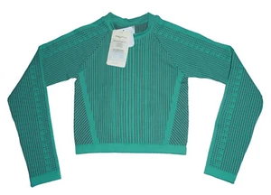 NUEVO CON ETIQUETAS - Top corto Fabletics Whitney sin costuras L/S, para mujer M - Imagen 1 de 5