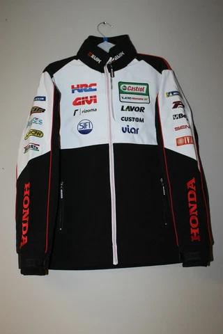 New With Tag motor racing Honda Team Soft-shell embroidery jacket men's XL Cover
