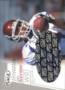 2001 SAGE Autographs Silver #A4 Alex Bannister /400