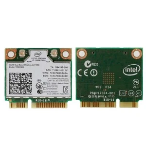 Dual Band Wireless-AC 7260HMW Mini PCI-E BT4.0 Card Intel For HP SPS 710661-001 - Afbeelding 1 van 7
