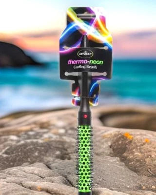 Authentic DENMAN Made in UK  Curling Brush Thermo Neon 16mm Denman Profesional - Image 1 of 4