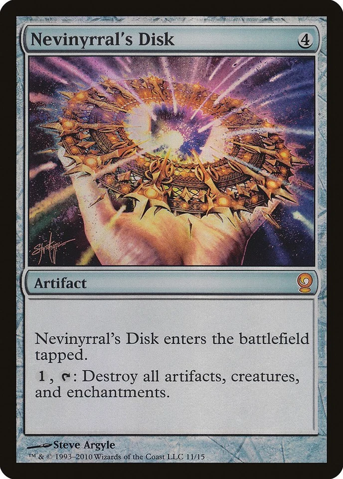 Nevinyrral's Disk FOIL From the Vault: Relics NM Mythic Rare CARD ABUGames - Image 1 of 1