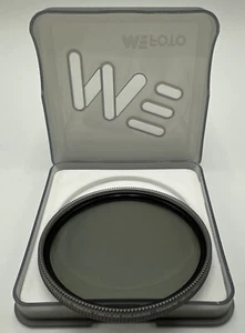 MeFOTO 58mm Wild Blue Yonder Circular Polarizer Filter Titanium In Case - Picture 1 of 7