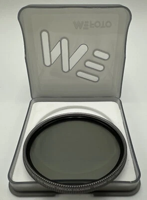 MeFOTO 58mm Wild Blue Yonder Circular Polarizer Filter Titanium In Case - Image 1 of 4
