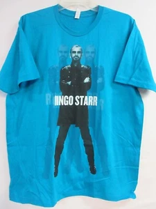 RINGO STARR OFFICIAL MERCH  TRIPLE PIC BAND CONCERT MUSIC T-SHIRT LARGE - Picture 1 of 3