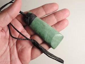 BLAU GRÜN INANGA JADE GROB LANG TOKI NZ MAORI POUNAMU GREENSTONE NEPHRITADZE - Bild 1 von 7