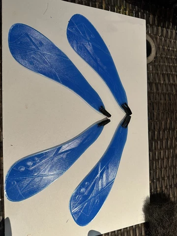 1984 COLECO Sectaurs Dragonflyer Custom Wings Cover