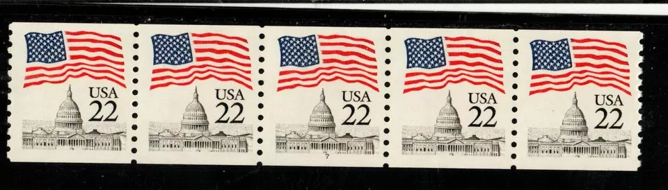 Scott 2115 22¢ Flag over Capitol P#7 MNH Free shipping in the USA - Image 1 of 1
