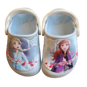 Crocs Frozen 2 Anna Elsa Infant/Toddler Size 6