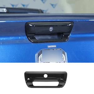 Black Rear Tailgate Handle Cover Trim For Dodge Ram 1500 2018 2019+ Accessories - Picture 1 of 8