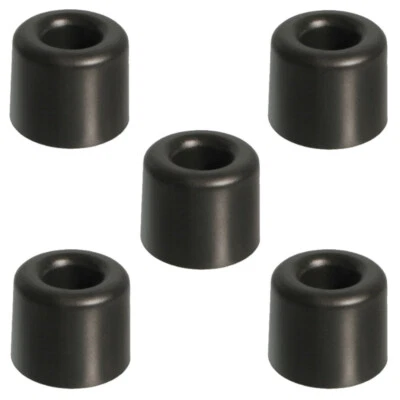 5x Möbelgleiter Möbelfüße polsterfüße erhöhung kunststoff PVC schwarz 20 25 30mm - Bild 1 von 2