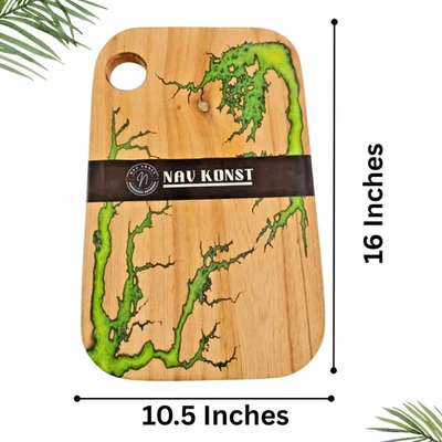 Handcrafted Charcuterie Board | Bespoke Resin Platter | Nav Konst - Imagem 1 de 4