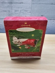 HALLMARK KEEPSAKE ORNAMENT - GEE BEE R-1 SUPER SPORTSTER AIRPLANE - 2001 - Picture 1 of 7