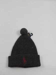 Polo Ralph Lauren berretto in maglia a costine con pom  - Foto 1 di 3