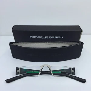 NUEVO PORSCHE DESIGN P8801 Gafas C. A Plateado y Negro 48-21-150mm +1.00 dpt - Imagen 1 de 17