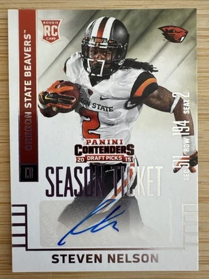 Steven Nelson AUTO~RC Contenders Season Ticket 2015 True Rookie Autograph - Image 1 of 2