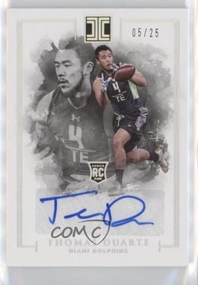 2016 Panini Impeccable Rookie Auto Silver /25 Thomas Duarte #126 Rookie Auto RC - Image 1 of 2