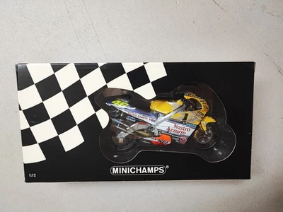 MINICHAMPS PMA 122016146 BIKE HONDA NSR 500 NASTRO MOTO 2001VROSSI 1/12 scale - Immagine 1 di 4