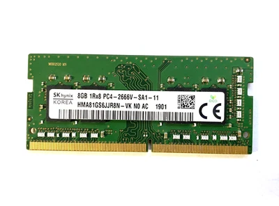 SK Hynix Samsung 8GB 1Rx8 PC4-2666V DDR4 2666 Laptop Ram SODIMM Lote Mixto de 11 Foto 1 de 4