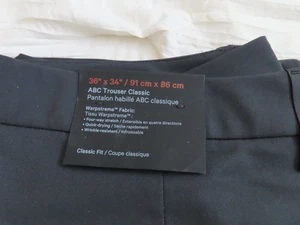 Lululemon ABC Trouser Classic Pants Obsidian Gray Men Size  36”W X  34”L New Tag - Picture 1 of 4