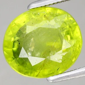 Ravishing! 3.31ct 9.4x8.2mm Oval Natural 100%Untreated! Green Peridot, Myanmar - Picture 1 of 4