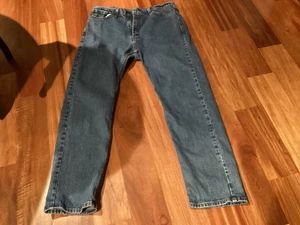 Levi Strauss & Co. Original Riveted Men’s 505 38x32 Blue Jeans - Picture 1 of 3