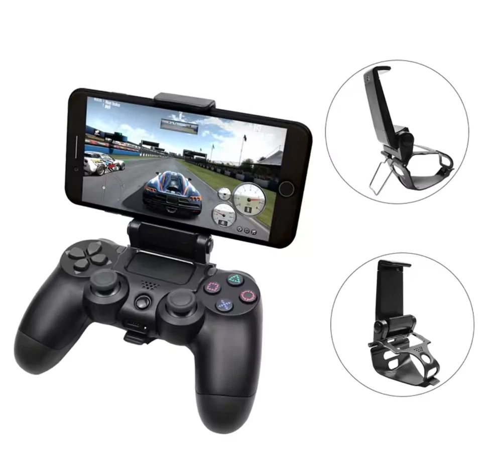 Mobile Handy Ständer Für PS4 Controller Halterung Hand Grip Für PlayStation 4 - Bild 1 von 4