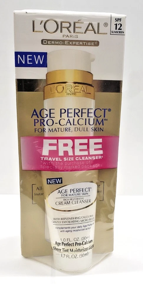 NEW L'OREAL DERMO Expertise Age Perfect Pro-Calcuim Mature, Dull Skin 1.7 fl oz - Image 1 of 1