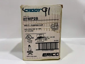 91 Stück Erico Caddy 2FMP28 Mehrzweckclip für Flansche 1/2 Zoll Dicke - Bild 1 von 8