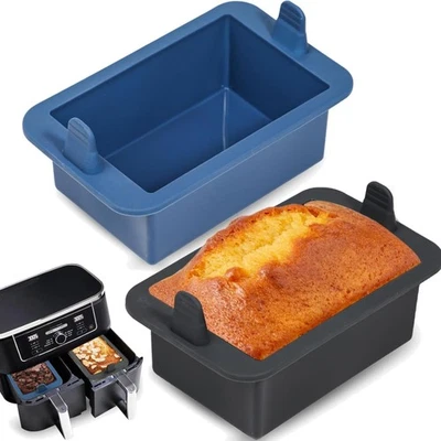 Silikon Backform Kastenform Brot Kuchen für Air Fryer spülmaschinenfest - Bild 1 von 2