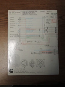 Cummins 8.3 Wiring Diag Genuine Elgin L10G/C8.3G Wiring Diagram, Pre-Owned - Picture 1 of 1