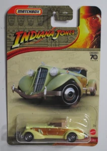 MATCHBOX 1936 AUBURN SPEEDSTER 851 INDIANA JONES PICTURE LOGO HKW50 30782 - Picture 1 of 2