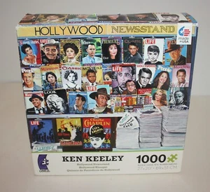 Rompecabezas Ceaco 1000 piezas quiosco Hollywood 2013 Ken Keeley 27X20 #3347-5 - Imagen 1 de 8