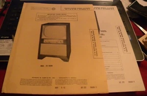 STEWART-WARNER TV RECEIVER - 10 MODELLE (SAMS PHOTOFACT 277-11) - Bild 1 von 1