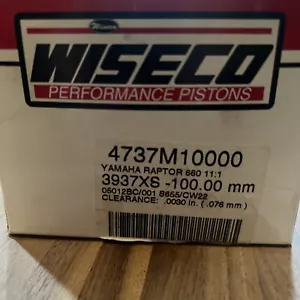 Wiseco Piston Kit For Raptor 660 11:1 3937xs - 100.00 Mm - Picture 1 of 4
