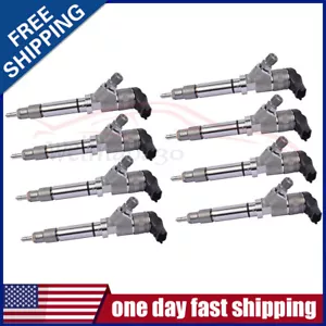 8PCS 0445120042 Fuel Injectors For Bosch 06-07 Chevy GMC Duramax LBZ Hummer 6.6L - Foto 1 di 7