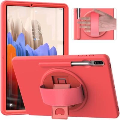 Stand Case For Samsung Tab S7 S7+ S8 S8+ Tablet Shockproof Kids Flip Back Cover - Image 1 of 4