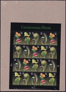 Scott #3531a (3528-3531) Carnivorous Plants Sheet of 20 Stamps - Sealed Brown - Picture 1 of 3
