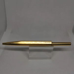 Penna a sfera Bvlgari eccentrica placcata oro - Foto 1 di 11