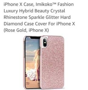 Imikoko Fashion Luxury iPhone X Case Rose Gold Skin Cover - Bild 1 von 6