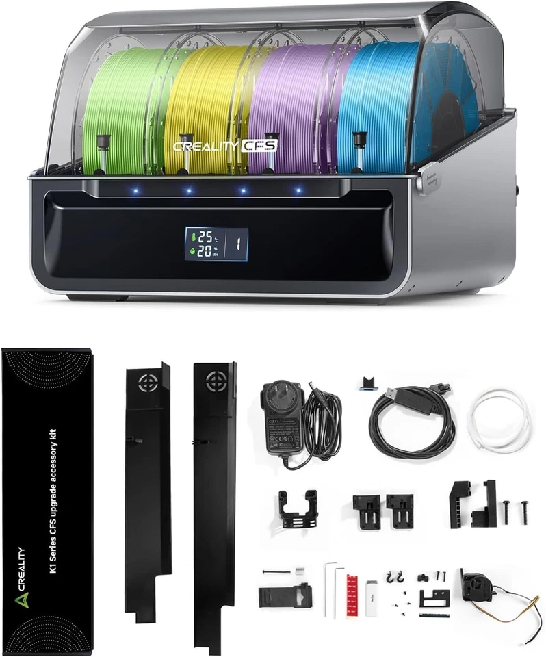 Creality K1 Series Muti-Color CFS Upgraded Accessory Kit con CFS per K1 MAX/K1C