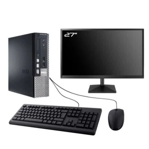 PC Dell Optiplex 7010 USFF Bildschirm 27 " Intel I3-3220 RAM 8Go SSD 240Go W10 - Bild 1 von 6