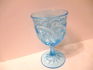 Blue Glass Goblet Double Wedding Ring - Picture 1 of 5